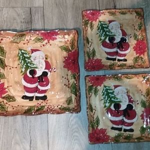 🎅 Holiday plates (set of 3)